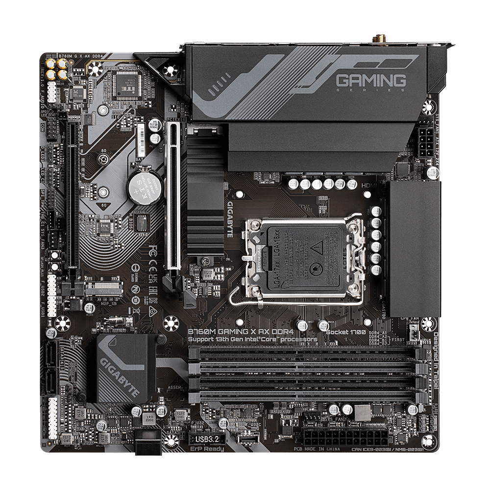 MAINBOARD GIGABYTE B760M GAMING X AX DDR4