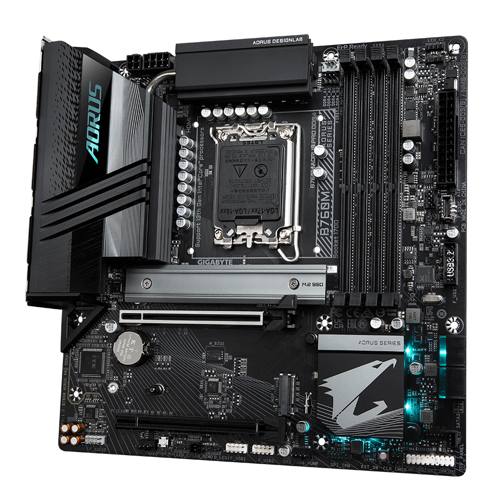 MAINBOARD GIGABYTE B760M AORUS PRO DDR4