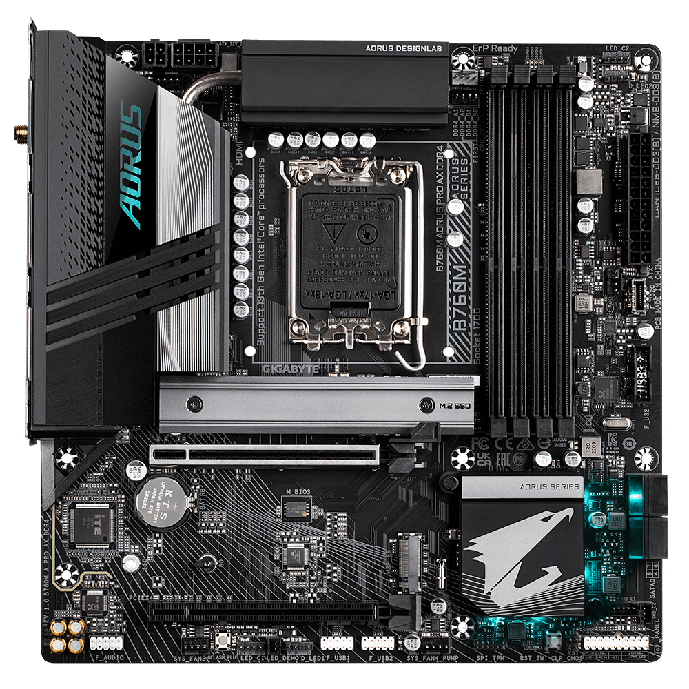 MAINBOARD GIGABYTE B760M A PRO AX DDR4