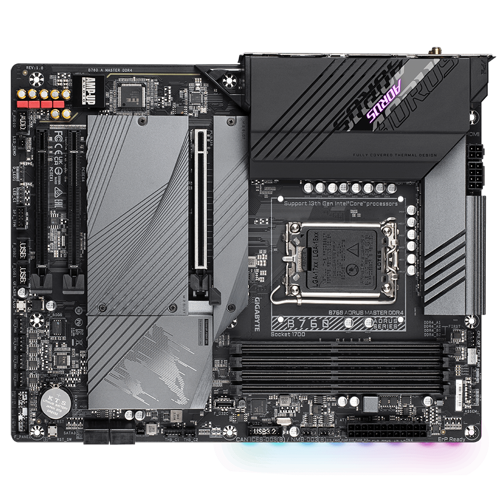 MAINBOARD GIGABYTE B760 AORUS MASTER DDR4