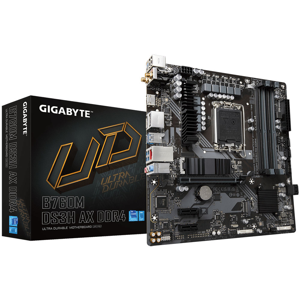 MAINBOARD GIGABYTE B760M DS3H AX DDR4