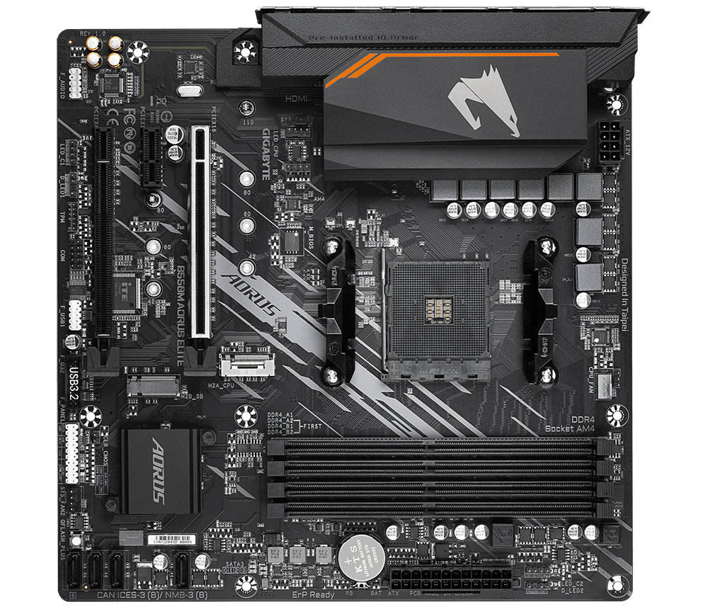 MAINBOARD GIGABYTE B550M AORUS ELITE