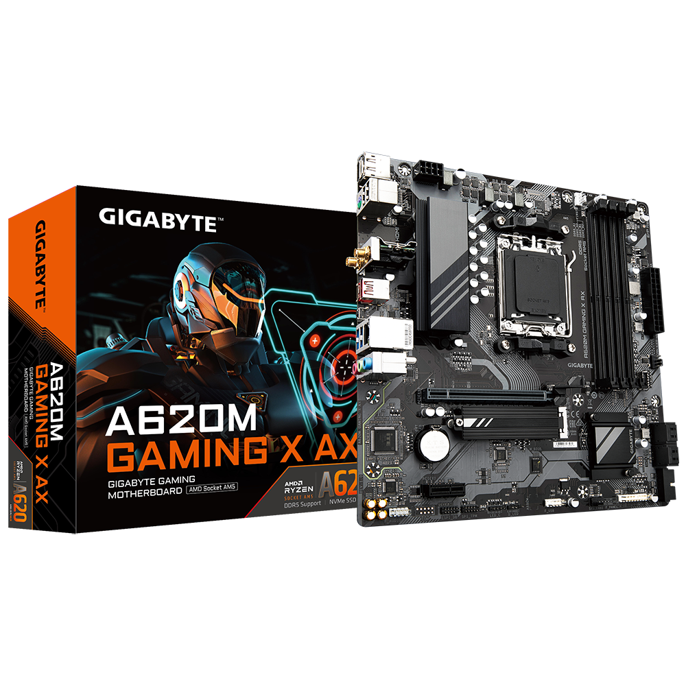 MAINBOARD GIGABYTE A620M GAMING X AX