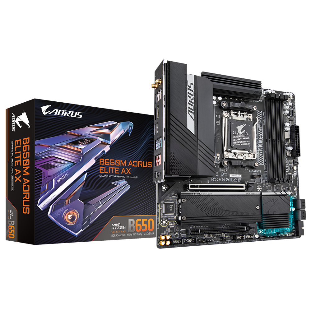 MAINBOARD GIGABYTE B650M AORUS ELITE AX
