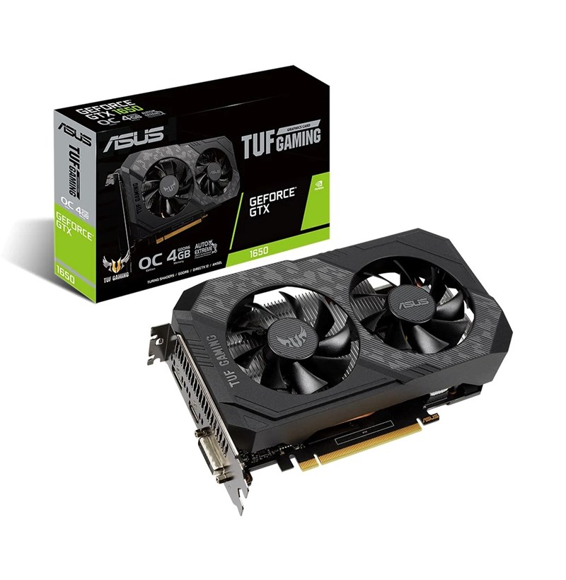 CARD MÀN HÌNH ASUS ASUS TUF GAMING GEFORCE GTX 1650 OC EDITION 4GB GDDR6