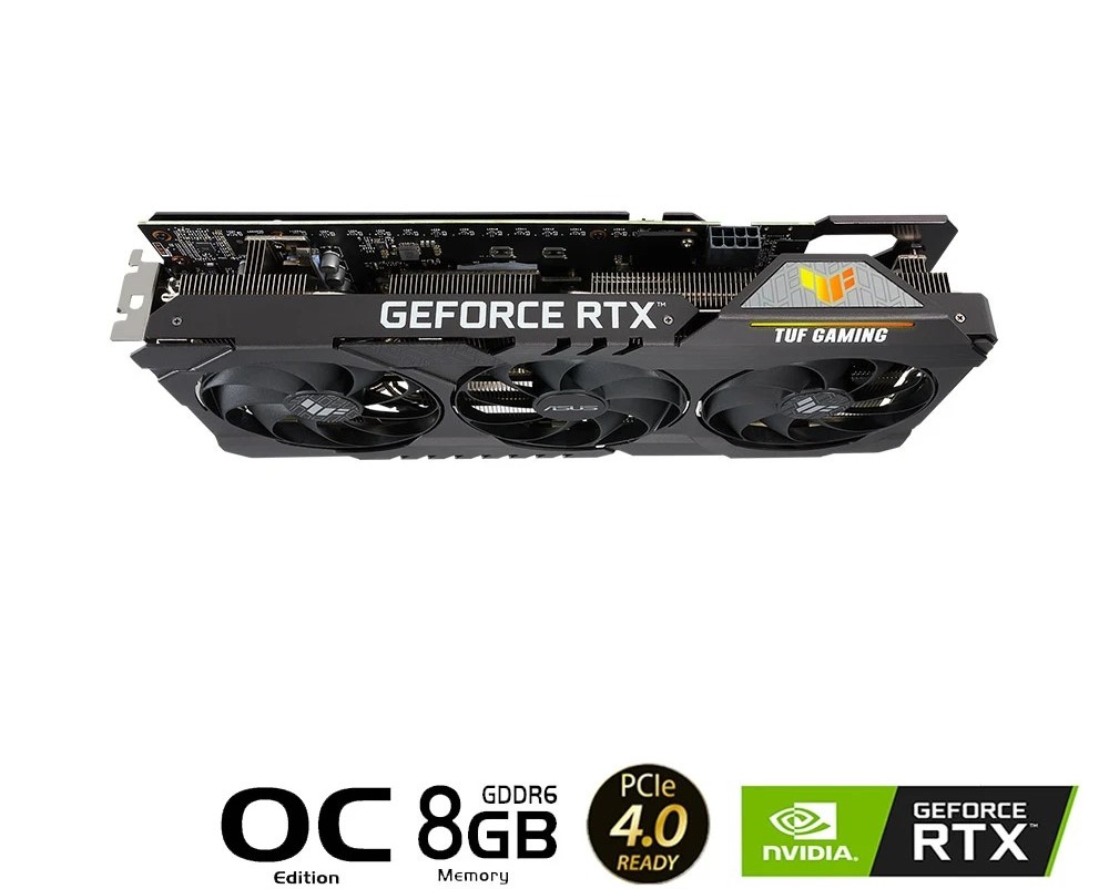 CARD MÀN HÌNH ASUS TUF GAMING GEFORCE RTX™ 3060 TI V2 OC EDITION 8GB GDDR6