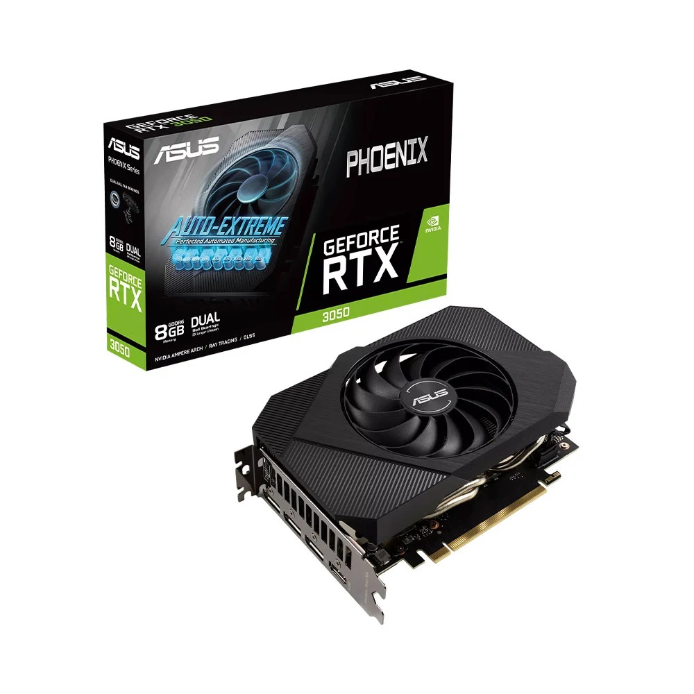 CARD MÀN HÌNH ASUS PHOENIX GEFORCE RTX 3050 8GB GDDR6