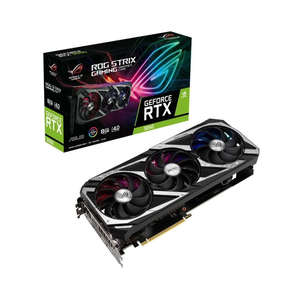 CARD MÀN HÌNH ASUS ROG STRIX GEFORCE RTX 3050 8GB GDDR6