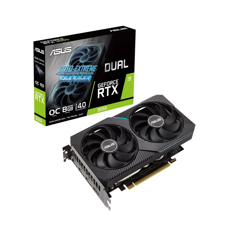 CARD MÀN HÌNH ASUS DUAL RTX 3050 OC 8GB 8GB GDDR6