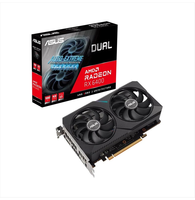 CARD MÀN HÌNH ASUS DUAL-RX6400-4G 4GB GDDR6