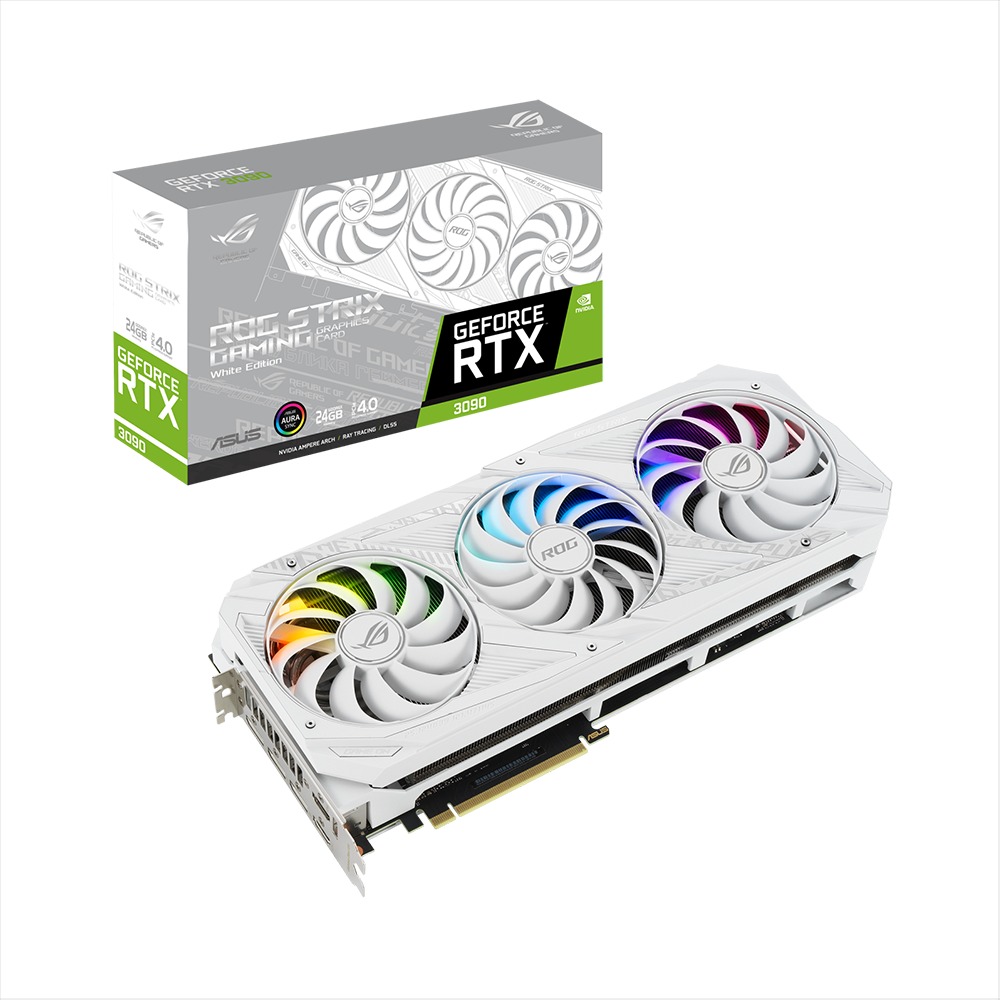 CARD MÀN HÌNH ASUS ROG-STRIX-RTX3090-24G-WHITE 24GB GDDR6X