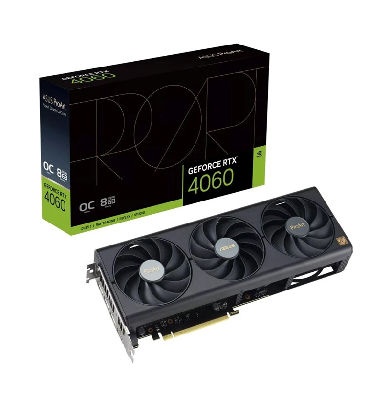 CARD MÀN HÌNH ASUS PROART GEFORCE RTX 4060 OC EDITION 8GB GDDR6