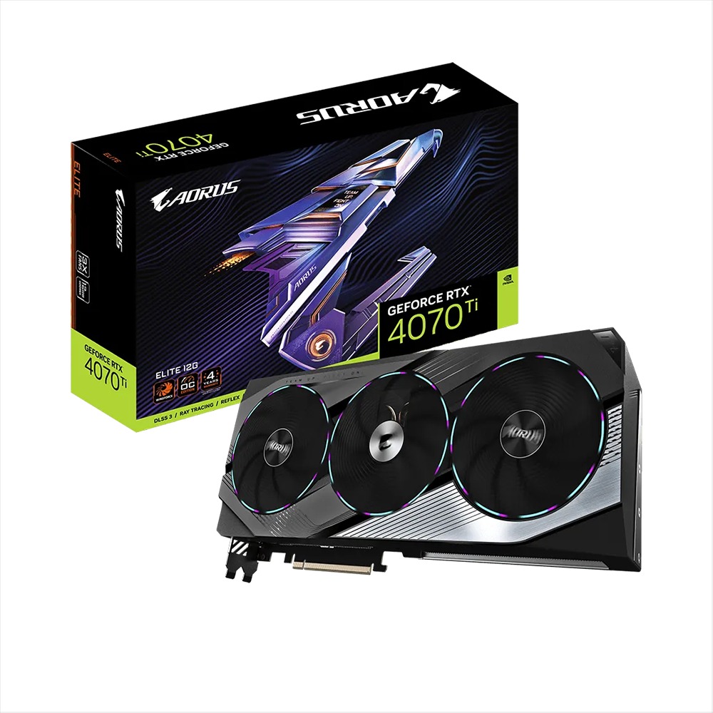 CARD MÀN HÌNH GIGABYTE AORUS GEFORCE RTX 4070 TI ELITE 12G 12GB GDDR6X