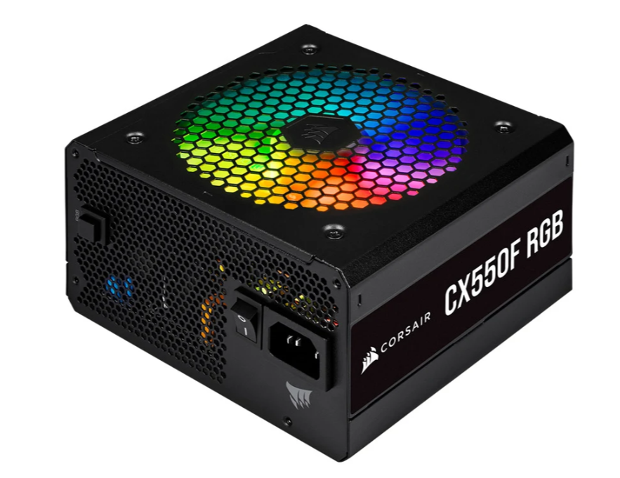 NGUỒN MÁY TÍNH CORSAIR CX550F RGB BLACK - 550W - 80 PLUS BRONZE