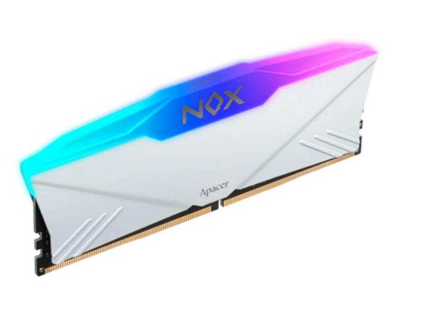 BỘ NHỚ MÁY TÍNH APACER DDR4 16G 3200 OC NOX RGB WHITE AURA 2 (1 x 16GB) DDR4 3200MHz