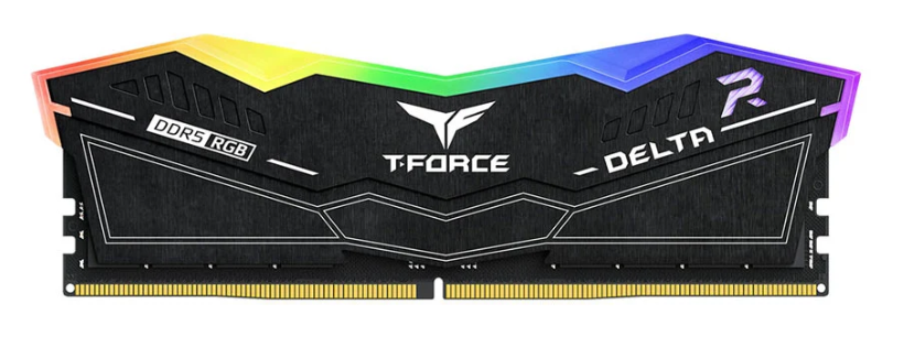 BỘ NHỚ MÁY TÍNH TEAM DELTA BLACK RGB 32GB (2 X 16GB) DDR5 6000MHz