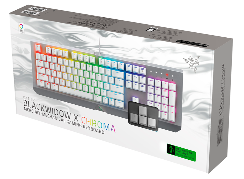 BÀN PHÍM CƠ RAZER BLACKWIDOW X CHROMA MERCURY EDITION