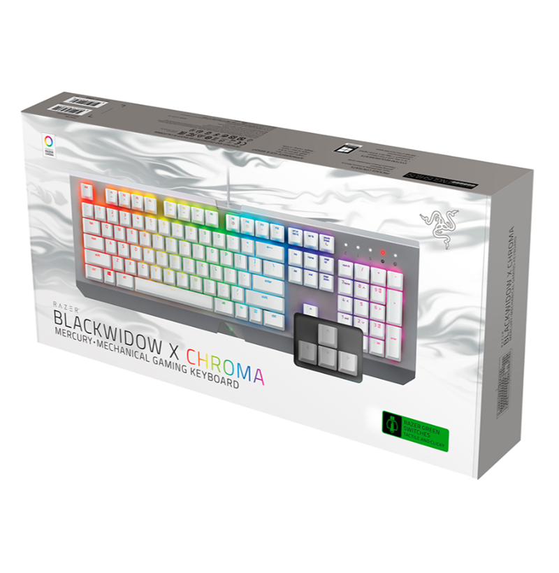 BÀN PHÍM CƠ RAZER BLACKWIDOW X CHROMA MERCURY EDITION