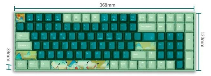 BÀN PHÍM CƠ KHÔNG DÂY NEWMEN GM1000 SPRING