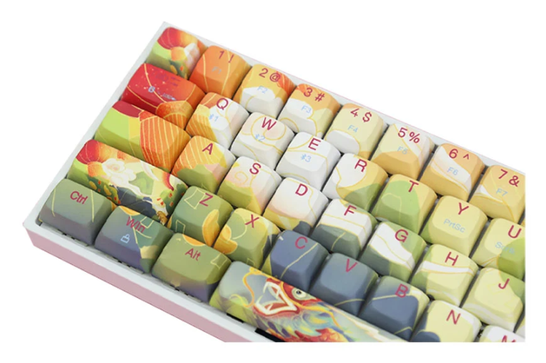 BÀN PHÍM CƠ KHÔNG DÂY NEWMEN DUAL MODE GM680 JUNGLE