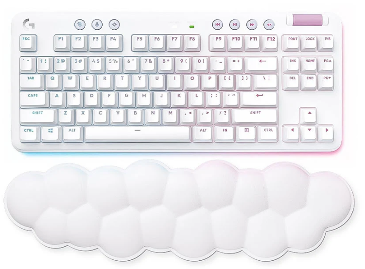 BÀN PHÍM GAMING KHÔNG DÂY LOGITECH G715 TKL OFF-WHITE TACTILE AURORA COLLECTION