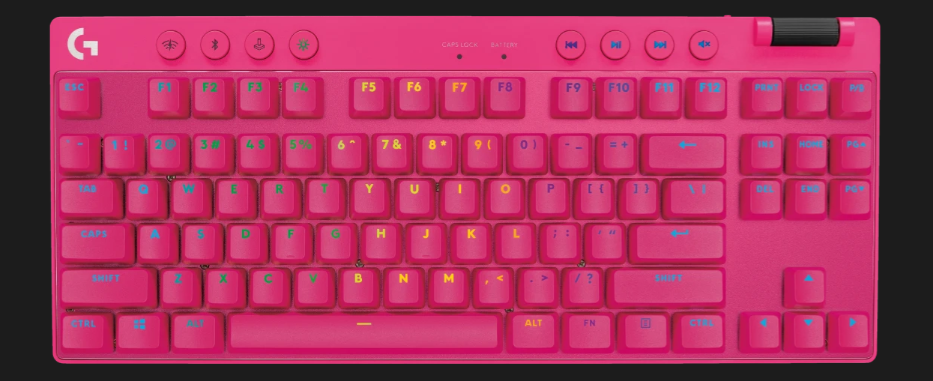 BÀN PHÍM CƠ KHÔNG DÂY LOGITECH G PRO X TKL LIGHTSPEED TACTILE GAMING